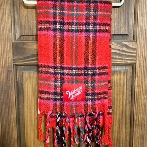 Victoria's Secret Red Plaid Scarf